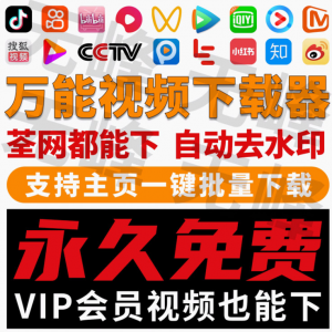 抖音快手短视频批量下载无水印西瓜下载软件网页一键采集高清素材-淘淘虚拟网