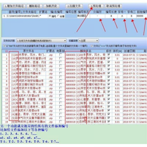 批量文件名提取软件/文件名批量编号/文件名批量修改-淘淘虚拟网
