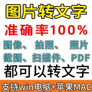 图像图片照片拍照扫描件格式转文字采集转换word转成ppt提取excel-淘淘虚拟网
