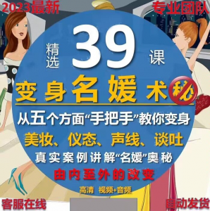 名媛打造读心术教程男性思维提高情商女性心理学思维逻辑心理课程-淘淘虚拟网