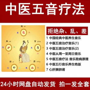 中医音乐疗法五行五音频视频养生馆全套宫商角徵疗愈解压音药mp3-淘淘虚拟网