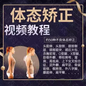 体态矫正运动评估视频教学课程健身身材管理纠正锻炼恢复教程-淘淘虚拟网