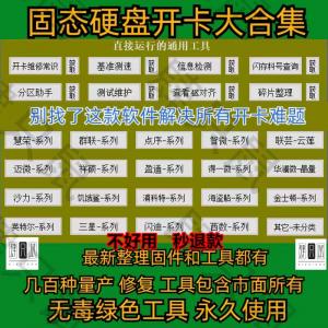 慧荣主控U盘SSD固态硬盘量产开卡工具SM2258XT开卡软件AAENAB系列-淘淘虚拟网