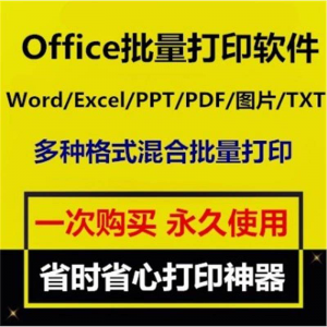 Office批量打印软件工具 Word/Excel/PPT/图片/PDF批量打印软件-淘淘虚拟网