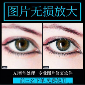 图片无损放大 模糊老照片修复还原变高清画质提高分辨率软件工具-淘淘虚拟网