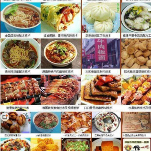 全国各地特色小吃配方资料技术视频教程 地摊小吃 全套资料大全-淘淘虚拟网