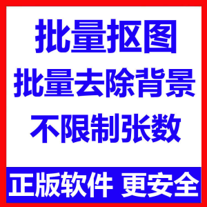 批量抠图工具 全自动去除图片背景软件 本地运行 不限制张数-淘淘虚拟网